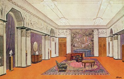 Salon for an Ambassador, Project for the Exposition des Arts Decoratifs in 1925 by Henri Rapin